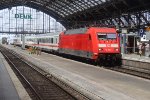 DB IC 80-91-308-5 Train - DB Adtranz loco 101-064-4
